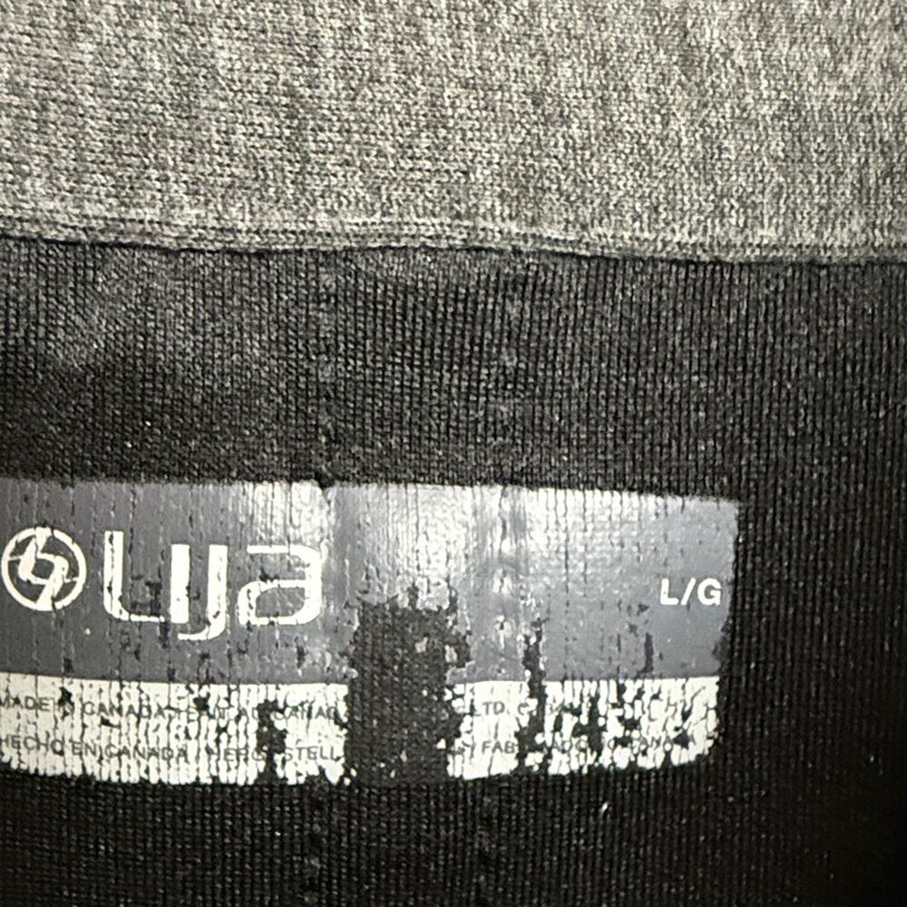 Lija 1/4 Zip Women's Sweatshirt Large Gray - Picture 2 of 6